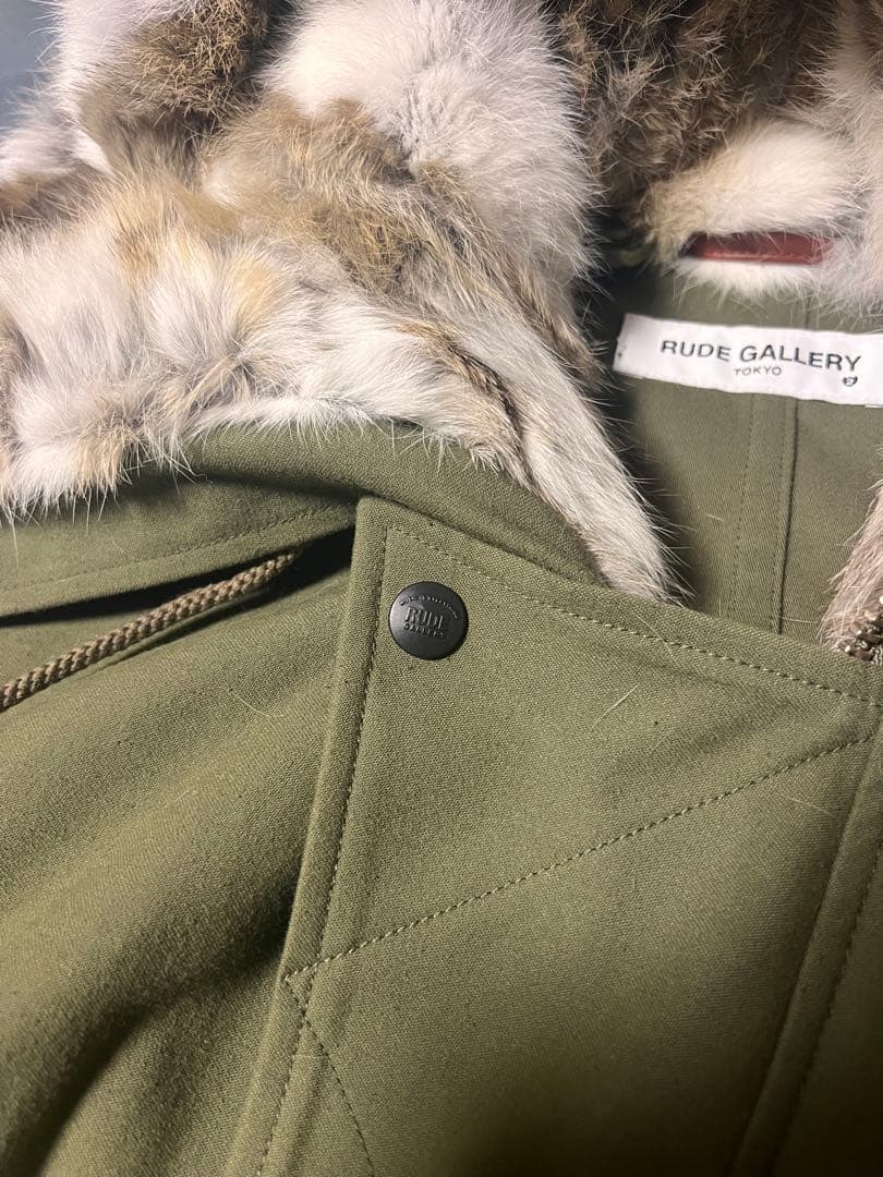 本日限定価格！ルードギャラリー モッズコート カーキ ファー