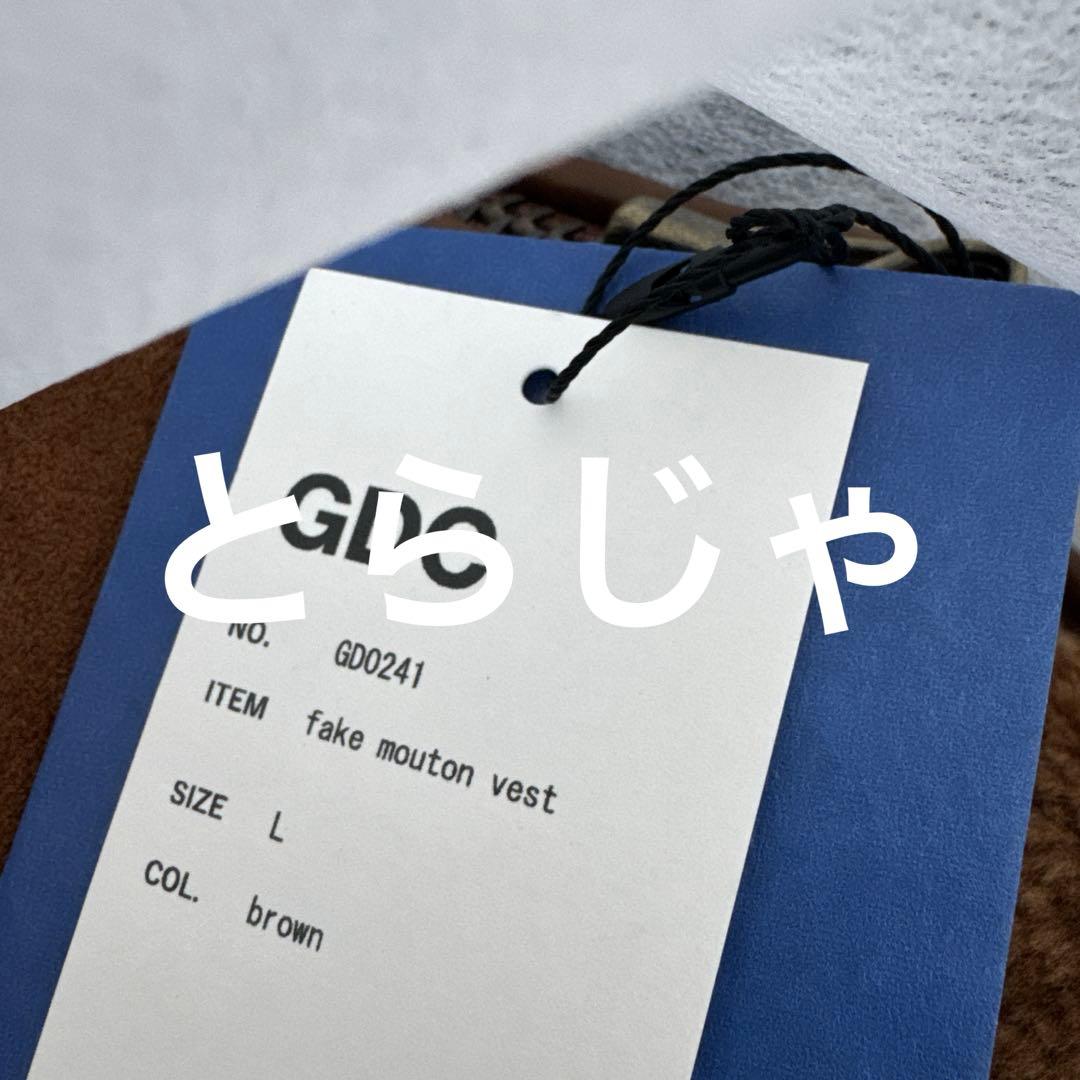Lサイズ GDC Vegan Mouton Vest キムタク着用 - メルカリ