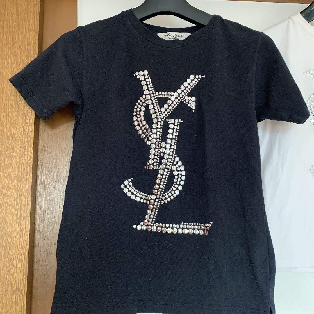 イブサンローランのロゴTシャツ 2枚 リメイクにも - メルカリ