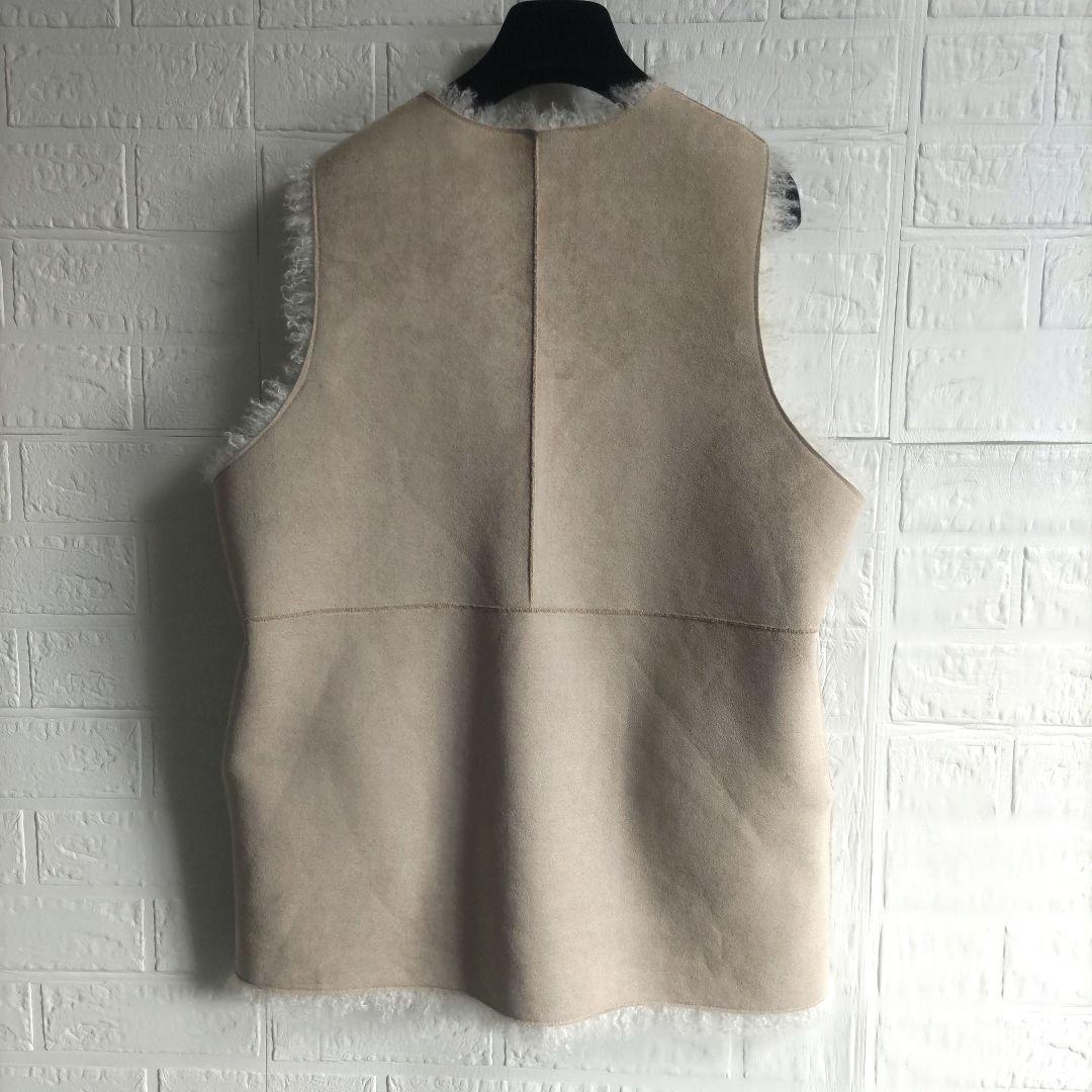 美品✨RISLEY リズレー Vネックファー ジレ ムートン ベスト