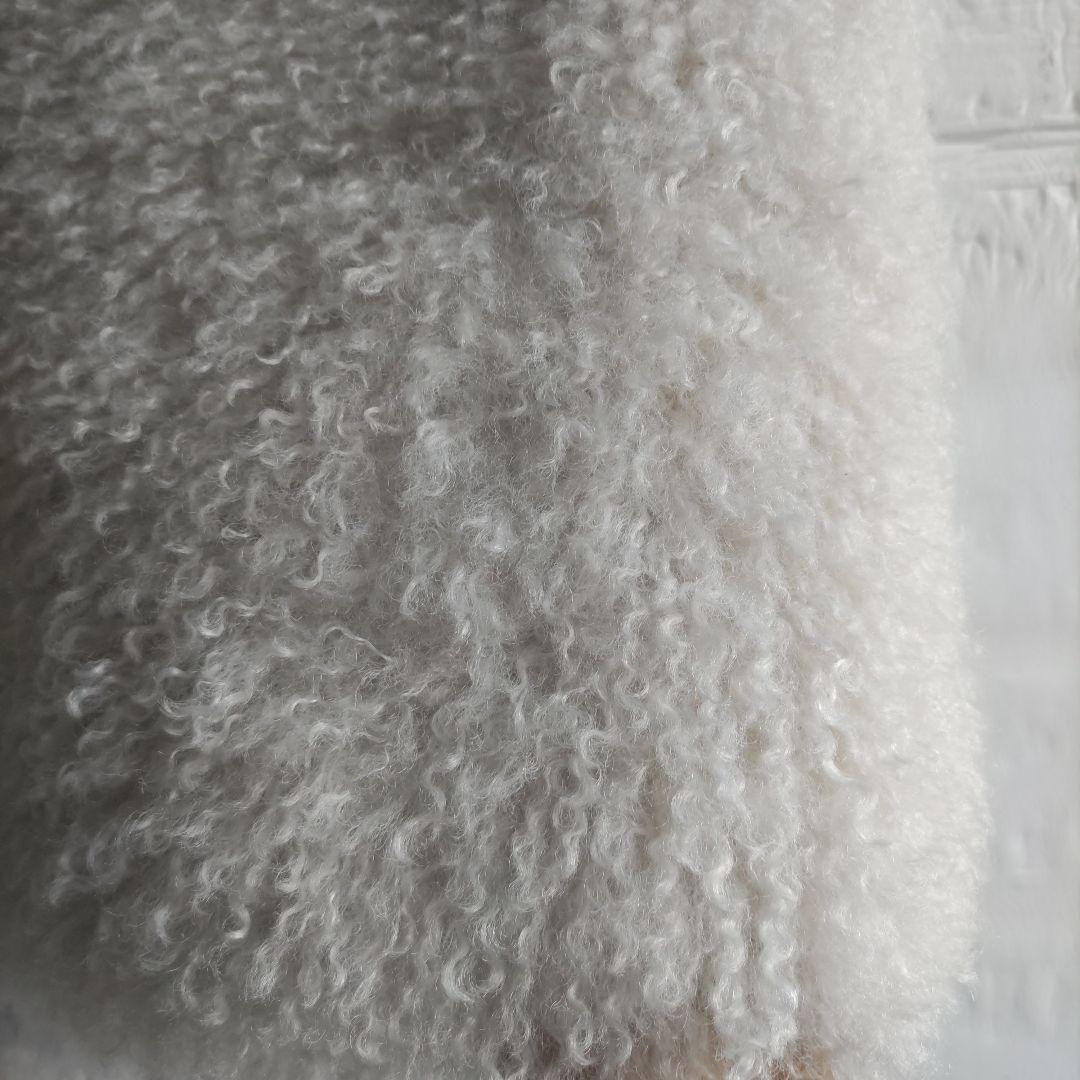 美品✨RISLEY リズレー Vネックファー ジレ ムートン ベスト