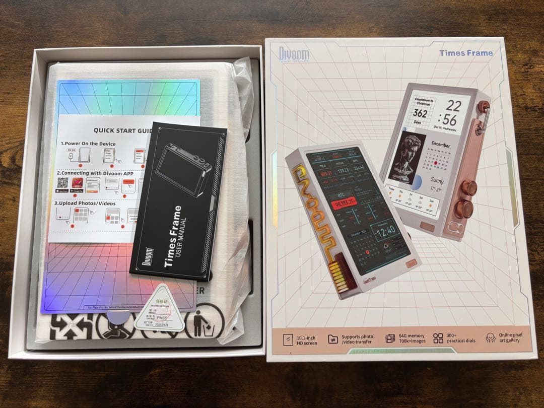 divoom times frame ホワイト 楽天市場】【正規取扱店】Divoom Times Frame デジタルフォトフレーム