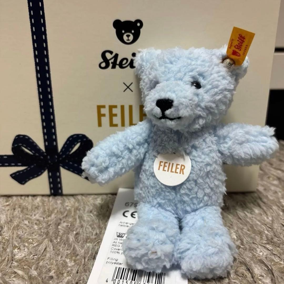 フェイラー シュタイフコラボ テディベアキーリングのみ - メルカリ
