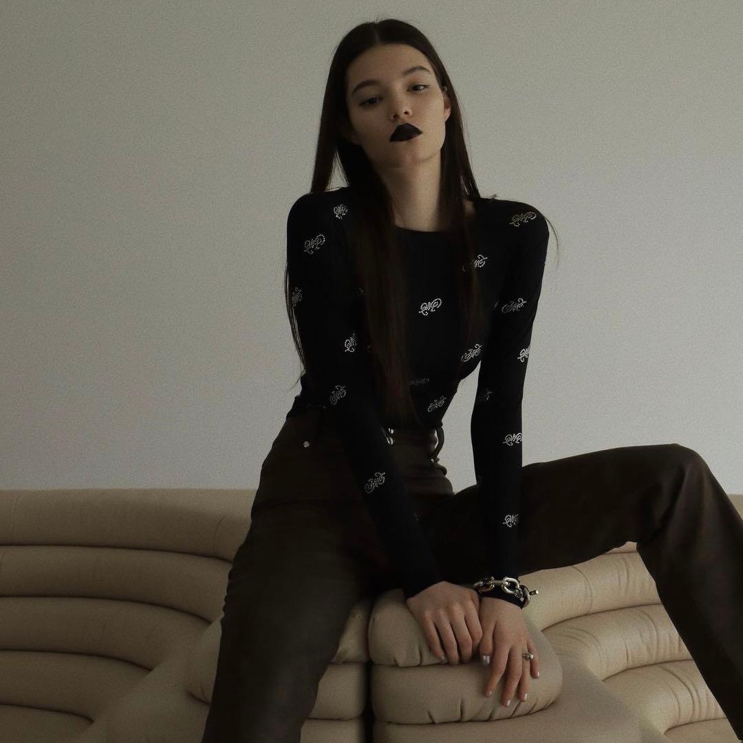 MELT THE LADY メルトザレディ mm sheer tops ブラック - メルカリ