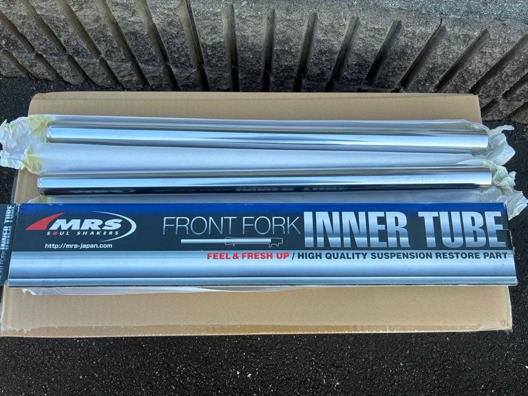 Z1 インナーチューブ 新品 MRS製 インナーチューブ（2本）前期 '72-'77 Z1/Z2 | フロントフォーク