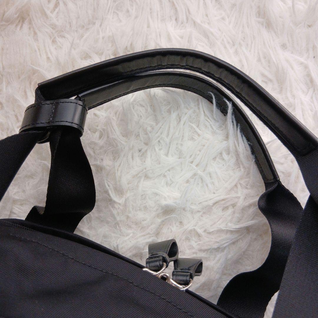 美品】【agnes b.】2WAY ボストン ショルダーバッグ ブラック - メルカリ