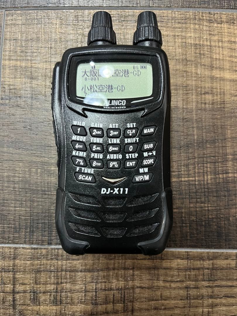 ALINCO DJ-X11A 受信機 エアバンドスペシャル ALINCO DJ-X11A エアバンドスペシャル 充電器付 広帯域受信 - メルカリ