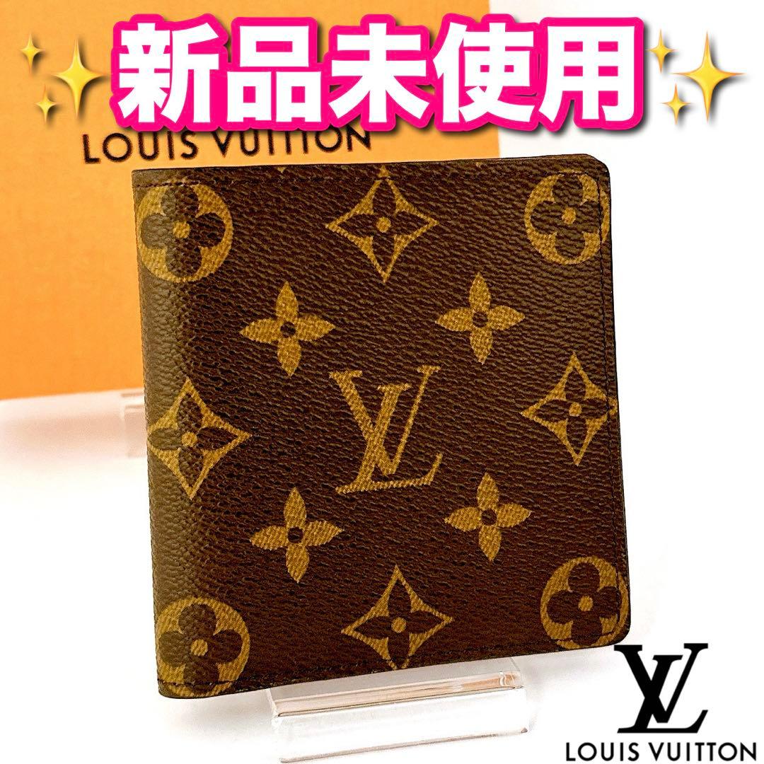 ルイヴィトン モノグラム ポルトビエ 6 カルトクレディ 二つ折り財布