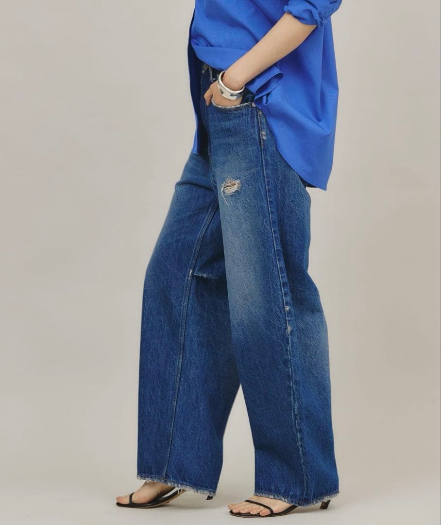 Curensology ＜&RC＞ダメージカーヴィーデニムパンツ 34 - メルカリ