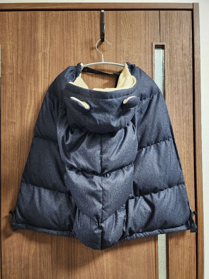 a.i.nママコート ダウン ケープ付 マタニティ M〜L ネイビー 抱っこ