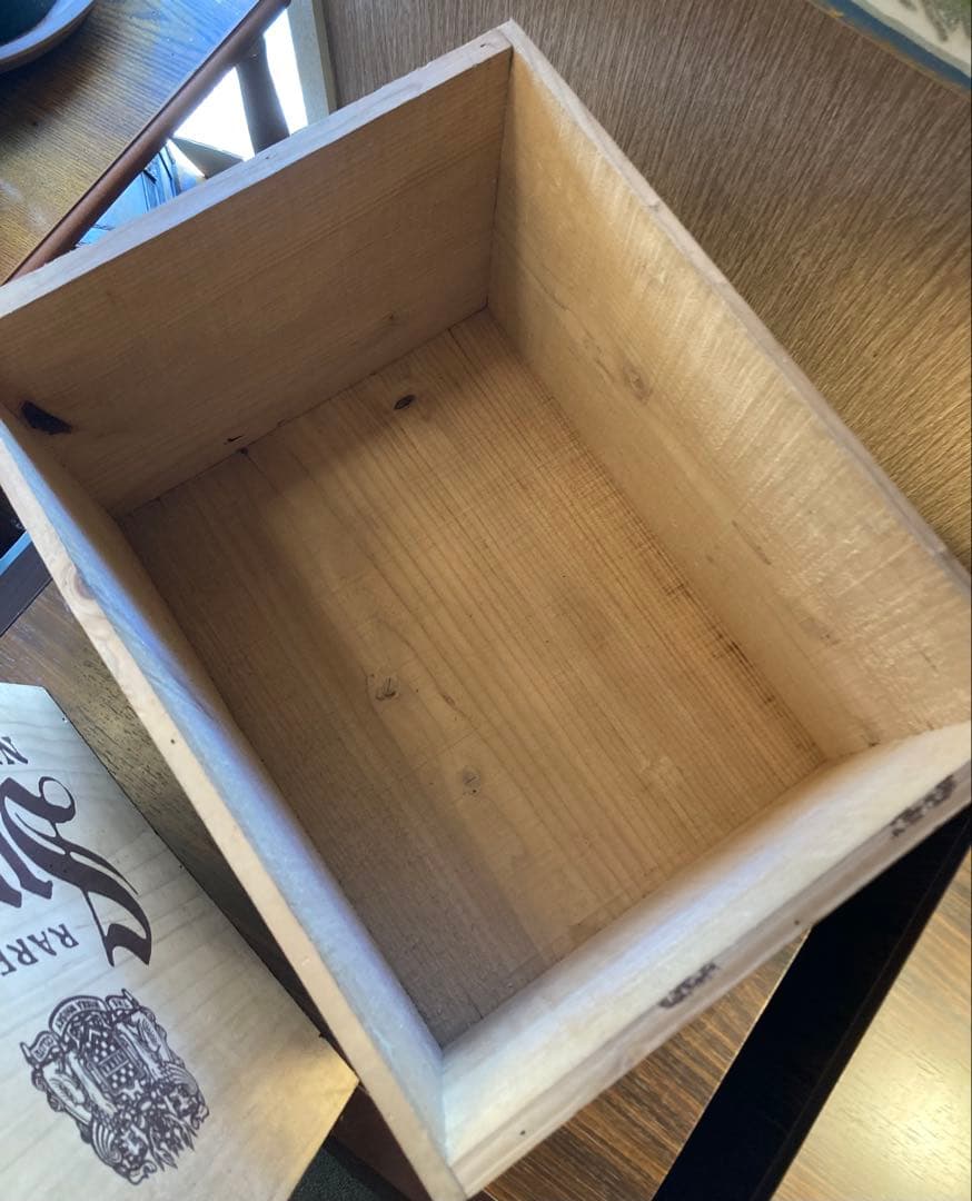 スーパーニッカ ウイスキー ヴィンテージ 木箱 酒 昭和 レトロ 収納