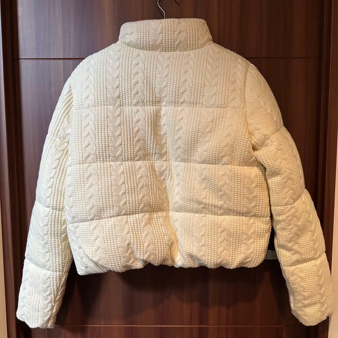 新品•未使用）ZARA ドット柄キルティングアノラックMサイズ - メルカリ