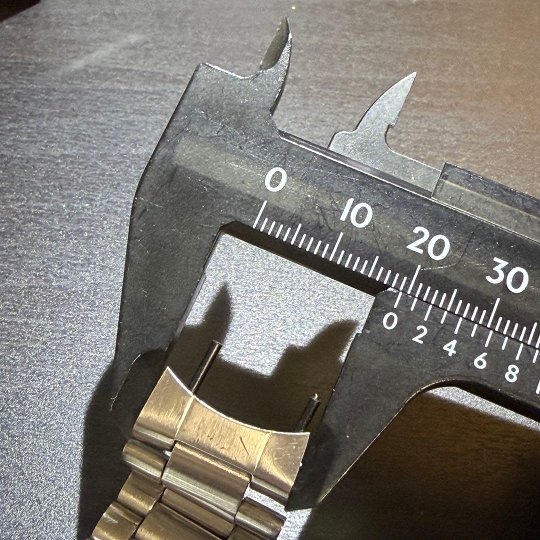 管163オメガOMEGA 1171 3連 純正ブレス取り付け幅19 FF676