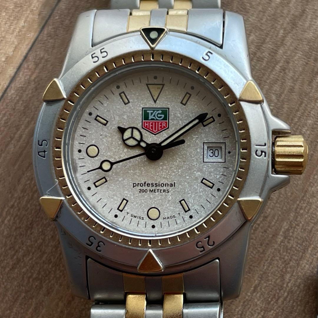 W*L様 【動作未確認】タグ・ホイヤー クォーツ腕時計 シルバー/ゴールド バン TAG HEUER タグホイヤー セルシリーズ プロフェッショナル クォーツ
