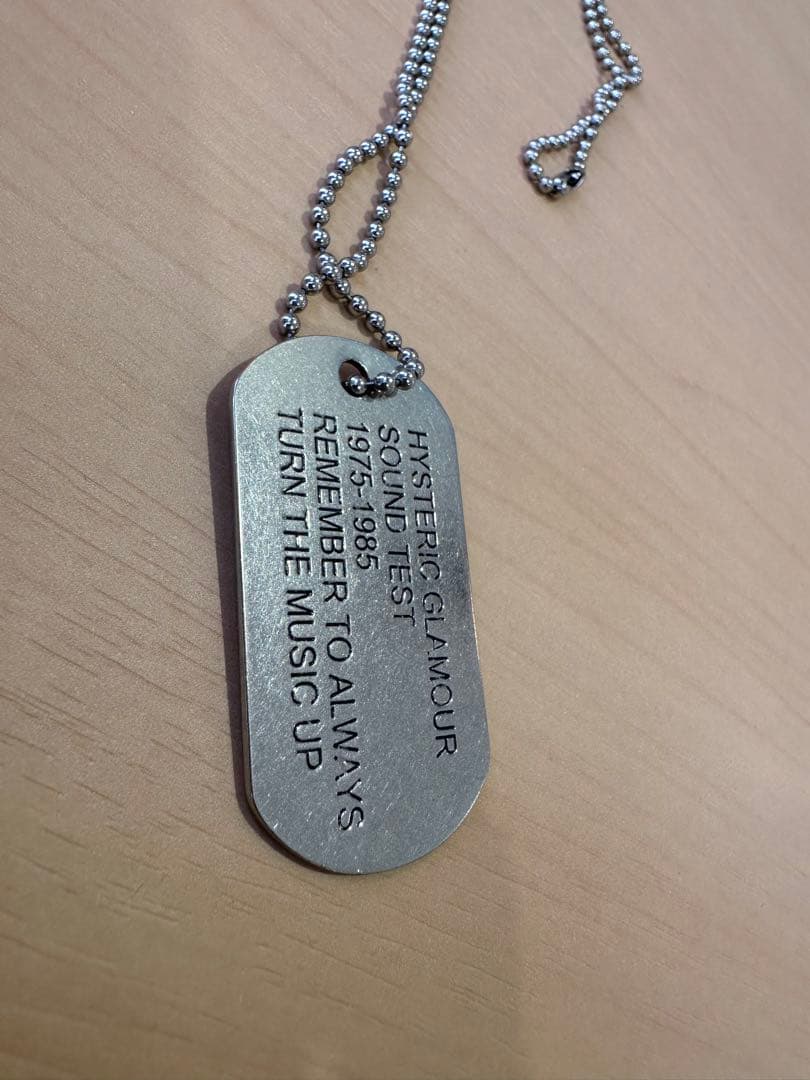 ヒステリックグラマー ドッグタグ ネックレス ギターガール - メルカリ