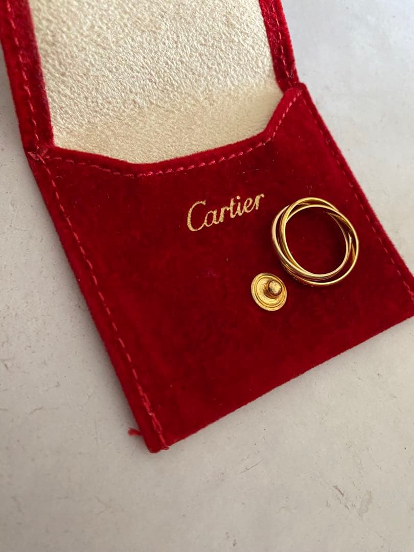 カルティエ トリニティリングXS K18 正規品 トリニティ リング (XS) 中古 ｜ カルティエ | 腕時計のブランド販売