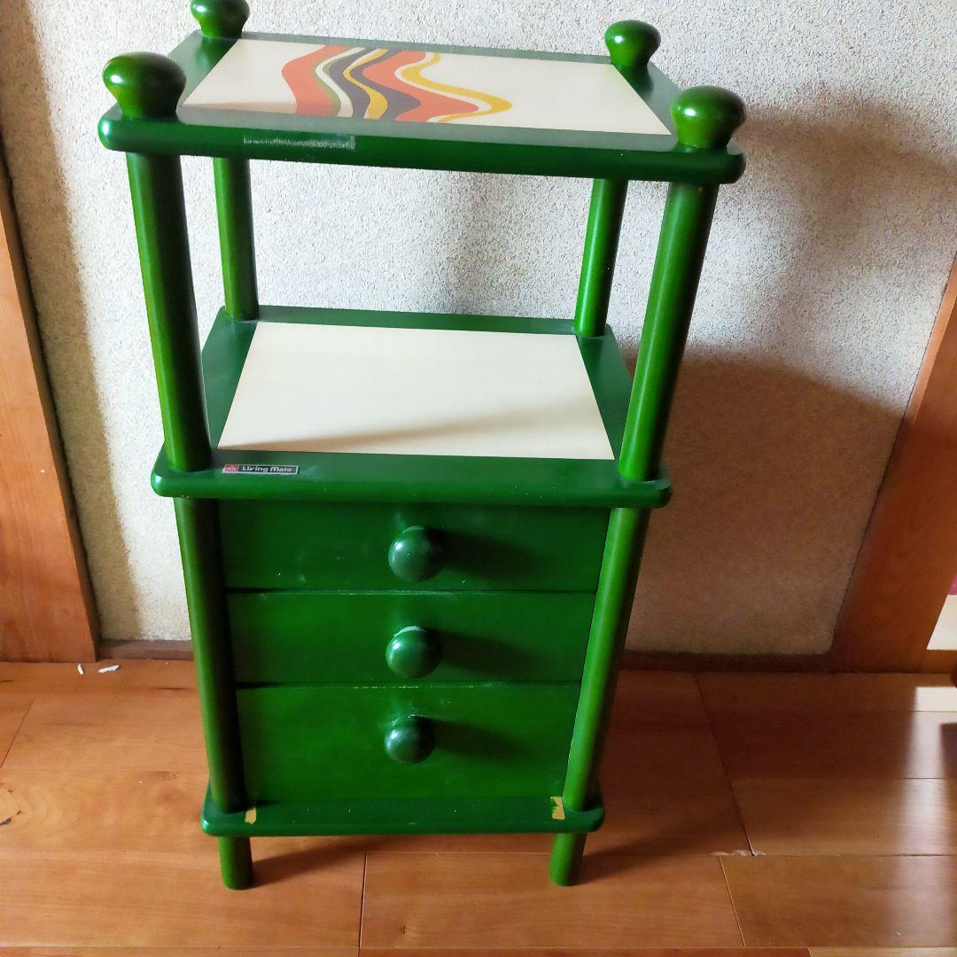 希少　電話台　昭和レトロ　コイズミ　小泉産業　リビングメイト