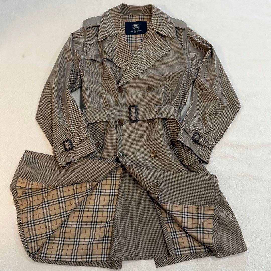 バーバリーロンドン　トレンチコート　ノバチェック　千鳥格子　ベルト　日本製　48 楽天市場】バーバリー BURBERRY ロンドンイングランド 裏地ノバ