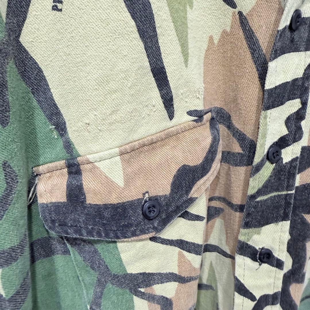 90s PREDETOR camo XL プレデターカモ 迷彩柄長袖 シャツ - メルカリ