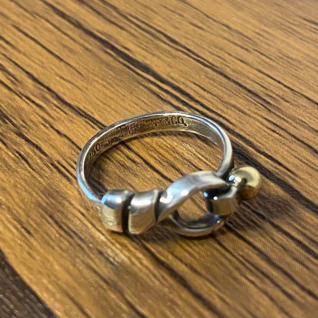 ヴィンテージティファニー フック＆アイ リング 10号 - メルカリ
