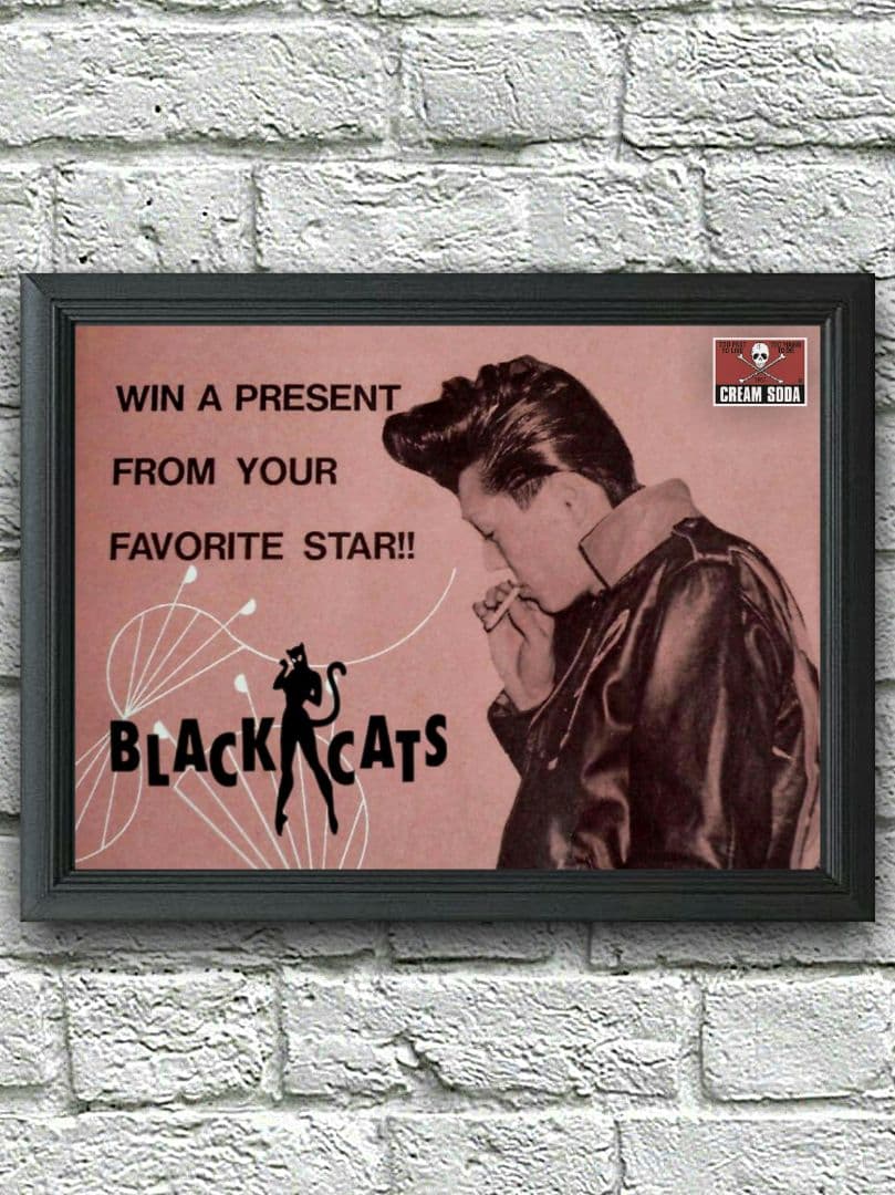 ブラックキャッツ・高田誠一【A4サイズ写真ポスターフレーム付き2点