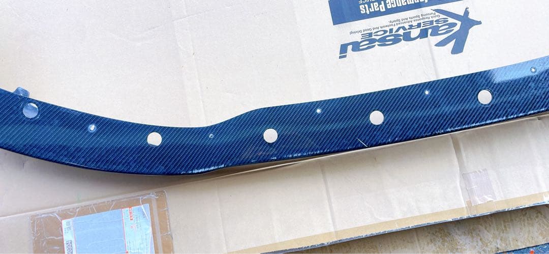 R35 GT-R Kansai SERVICE カーボン フロントリップ 中古 - メルカリ