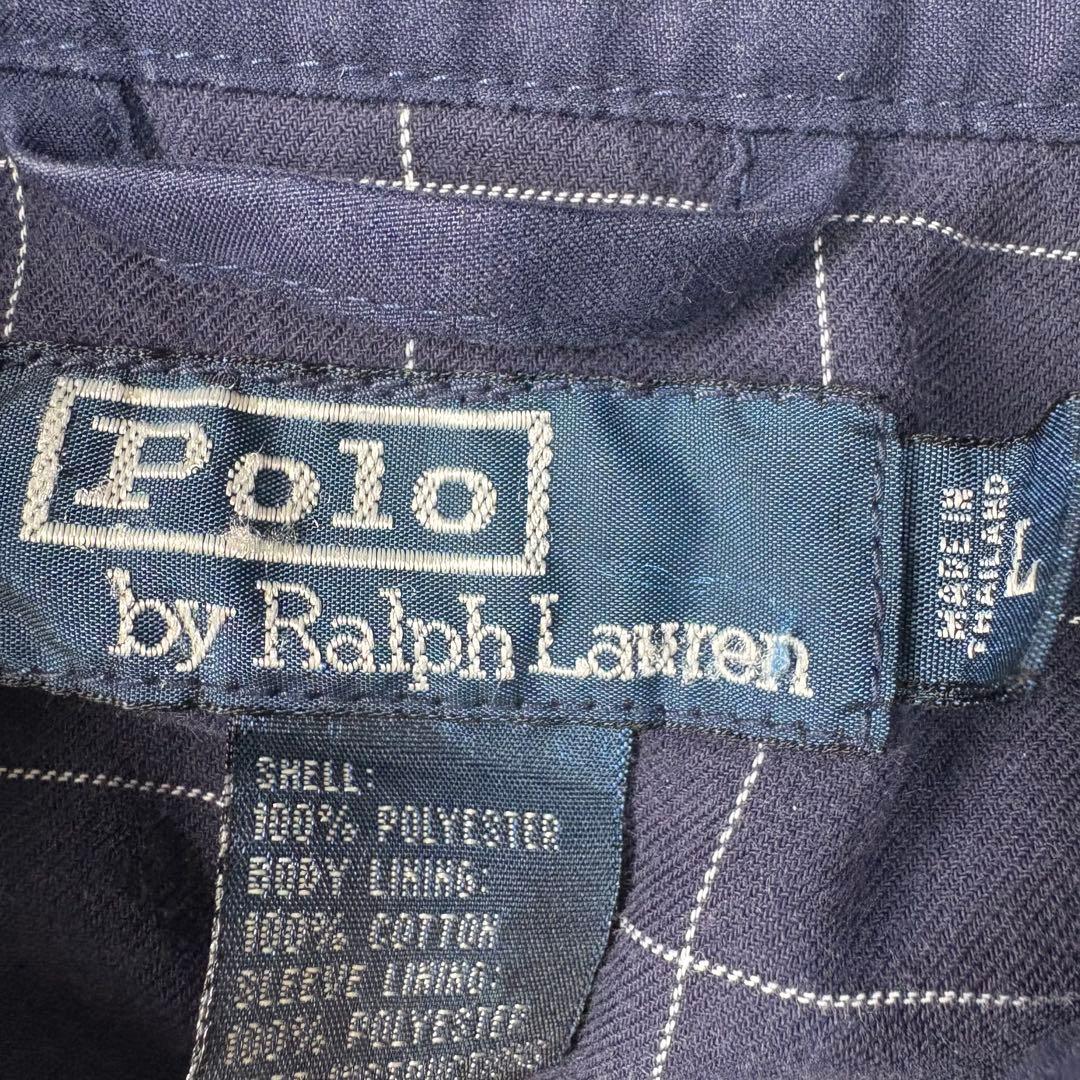 美品90s ポロバイラルフローレン ピーススキン スイングトップ