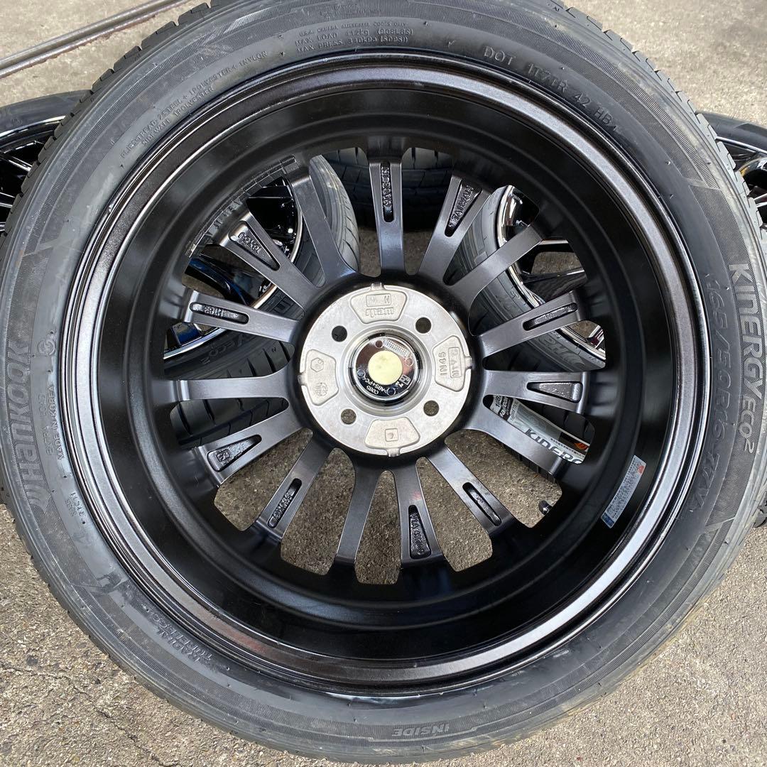 ウェッズレオニス16インチホイールセットハンコック165/50R16軽自動車