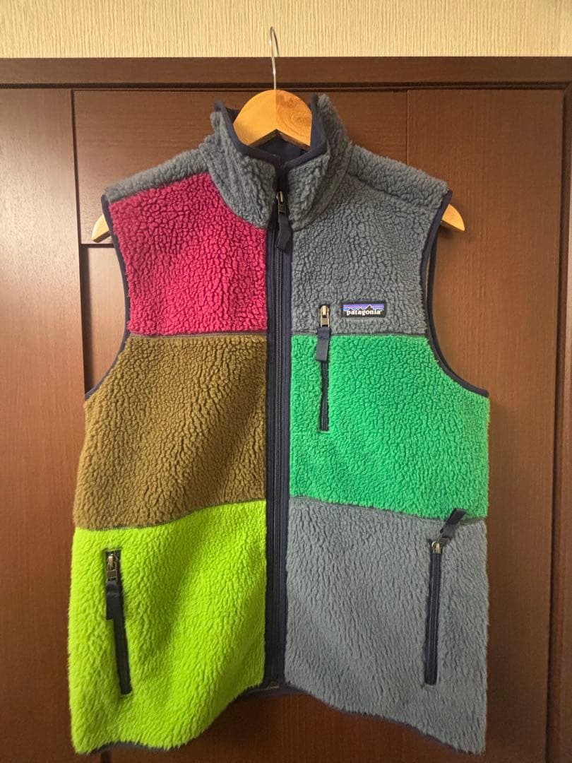 Patagonia　パタゴニア　レトロx　ベスト　パッチワーク　限定 パタゴニア Patagonia PATCHWORK RETRO-X VEST パッチワーク レトロ