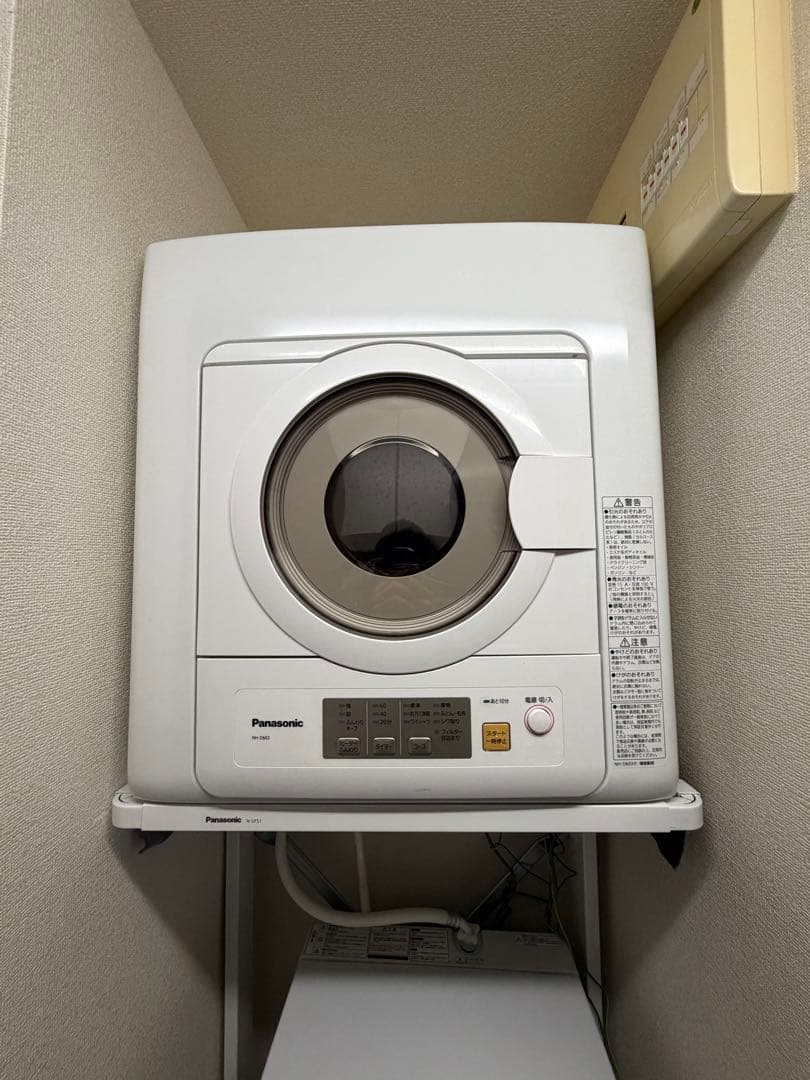 美品】Panasonic 衣類乾燥機 スタンド N-UF51-W パナソニック - メルカリ