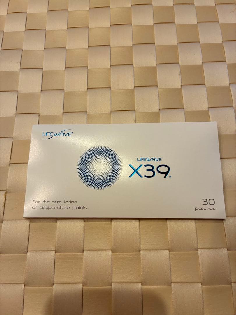 ライフウェーブX39新品未使用 life wave ライフウェーブパッチ X39 正規品 新品未開封使用期限2025 2