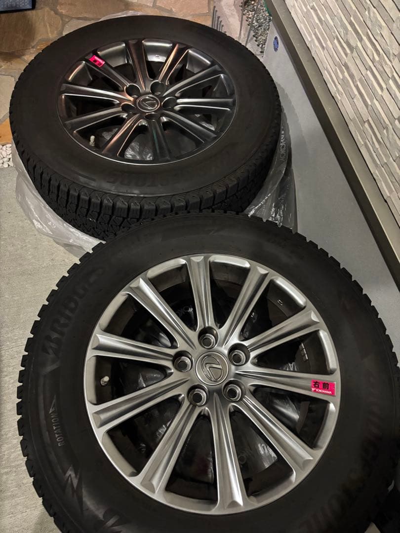 レクサス純正ホイール スタッドレスセット、225/65r17、nx、ハリアー