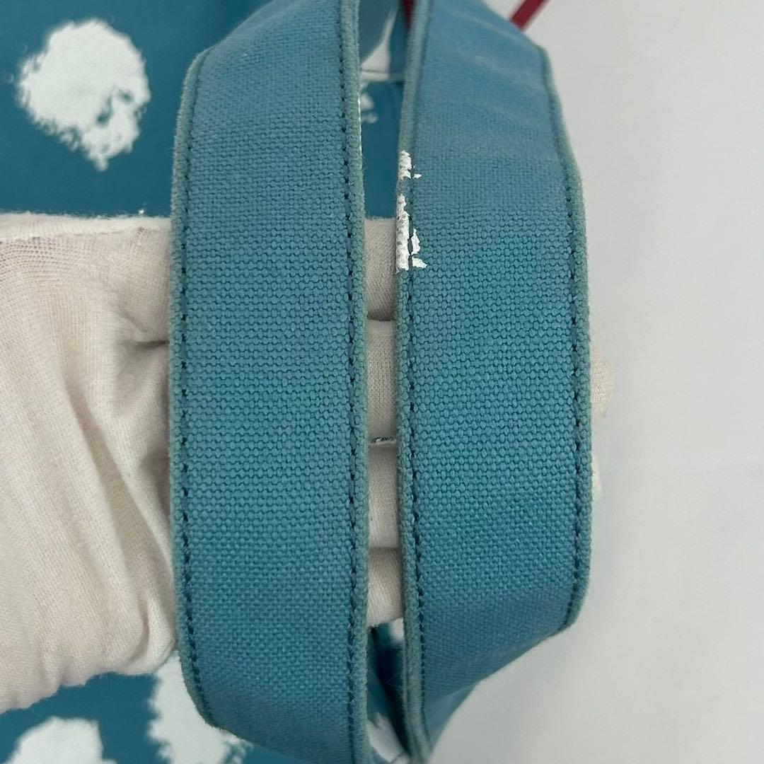 美品】ヴィヴィアンウエストウッド クリーピーベア トートバッグ 水色