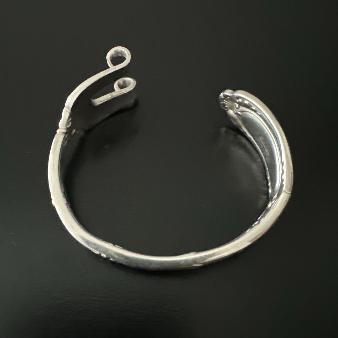 オールド ティファニー バングル ブレス フォーク シルバー カトラリー