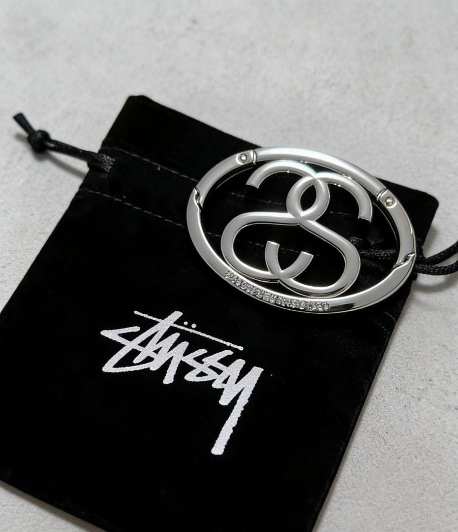 Stussy カラビナ SS LINK シルバー 未使用 STUSSY (ステューシー) SS LINK CARABINER SSリンク カラビナ