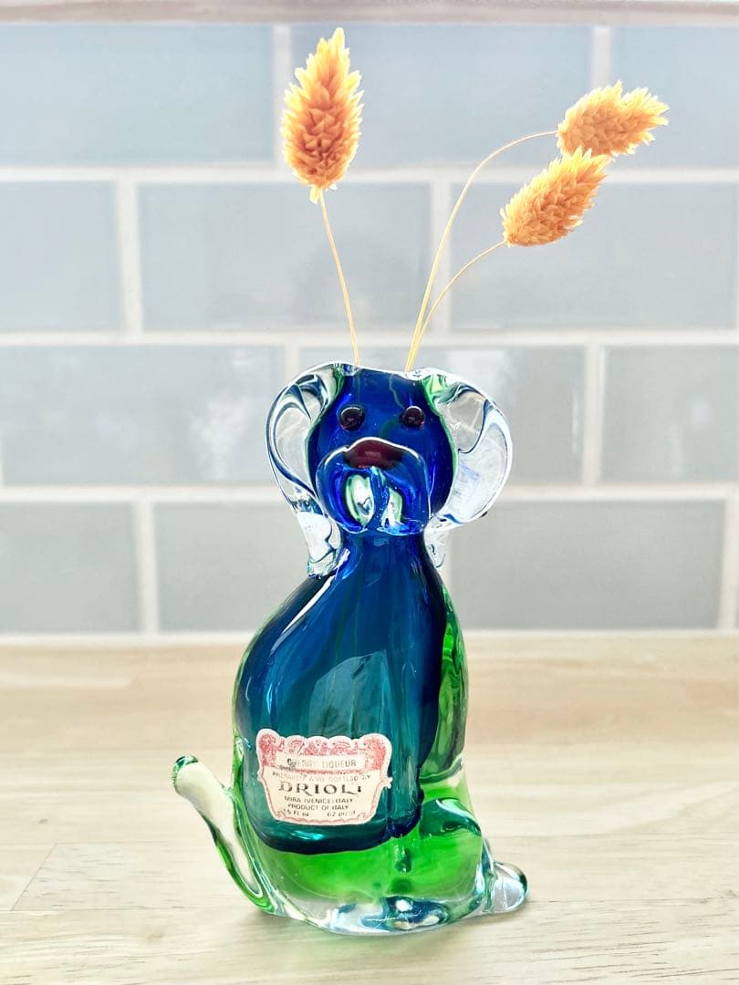 ベネチア ガラス murano ムラーノ ヴェネチア グラス フラワーベース