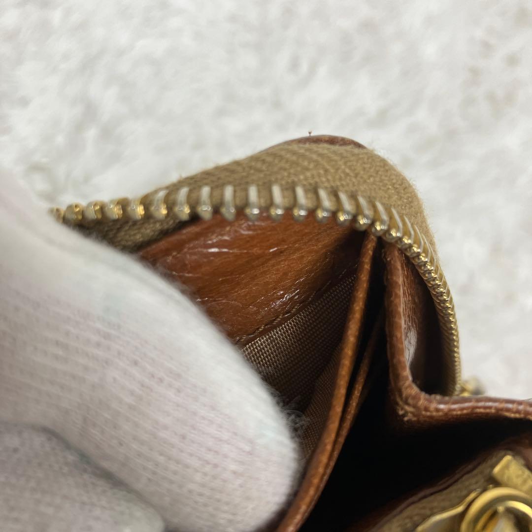 おやじ 様専用プラダ 編み込み イントレチャート レザー L字ファスナー