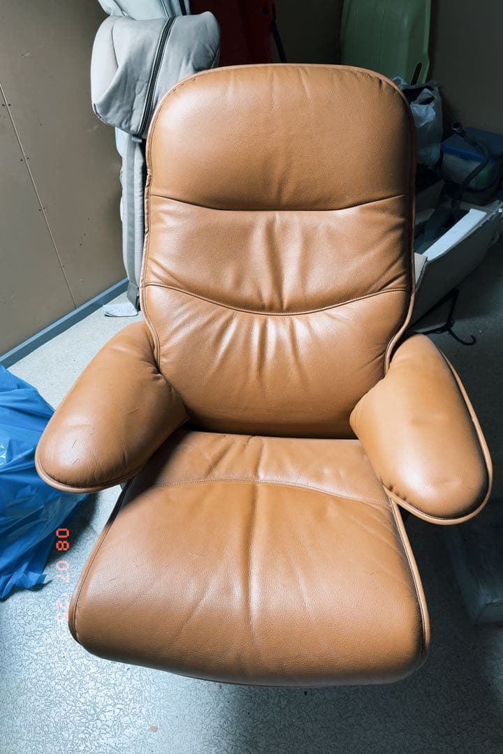 カリモク karimoku 1人用チェア リクライニング オットマンセット