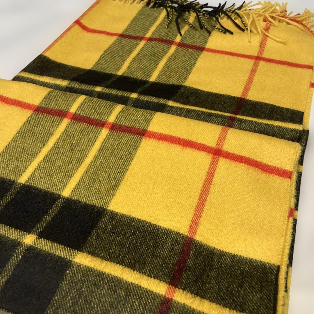 極美品 ジョンストンズ カシミヤ100％ 大判ストール マクラウドオブ