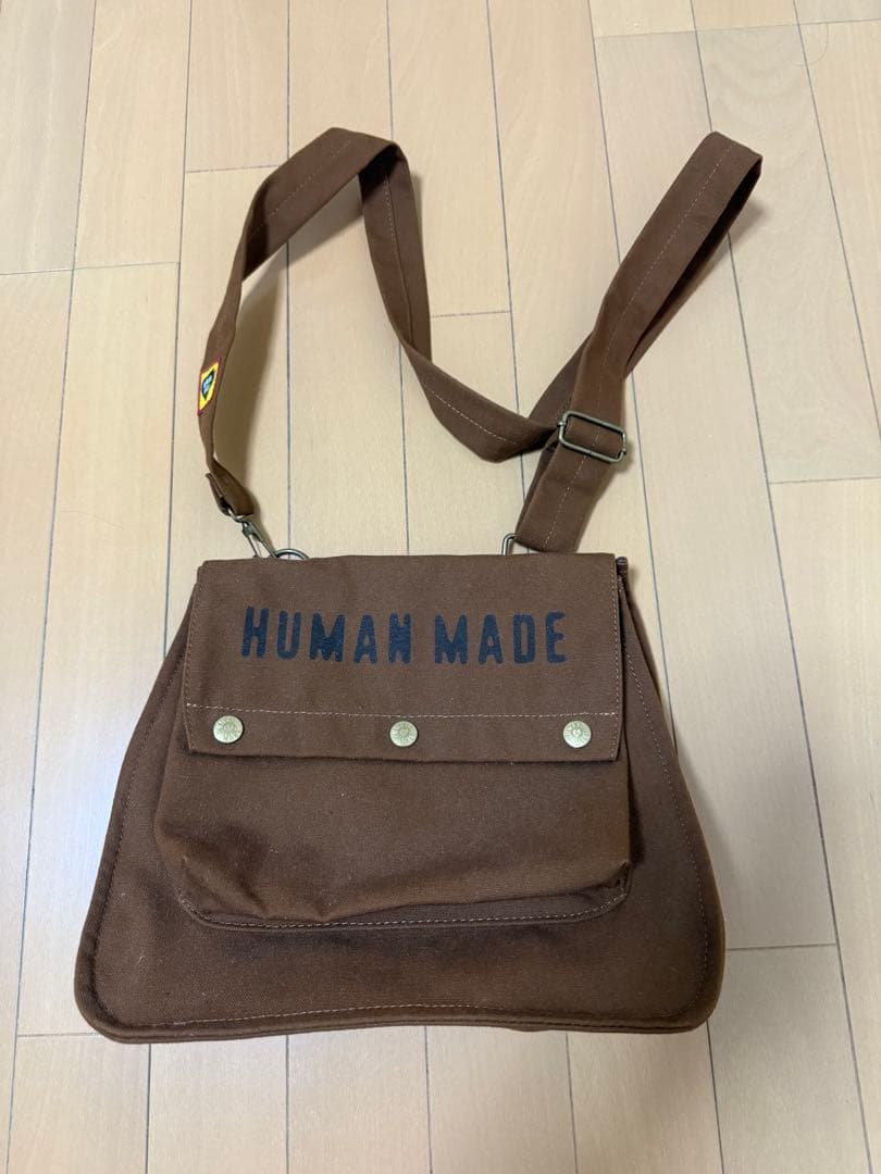 HUMAN MADE ヒューマンメイド GAME BAG BROWN ショルダー bag-1-1-64f1d.jpg?fit=max&w=