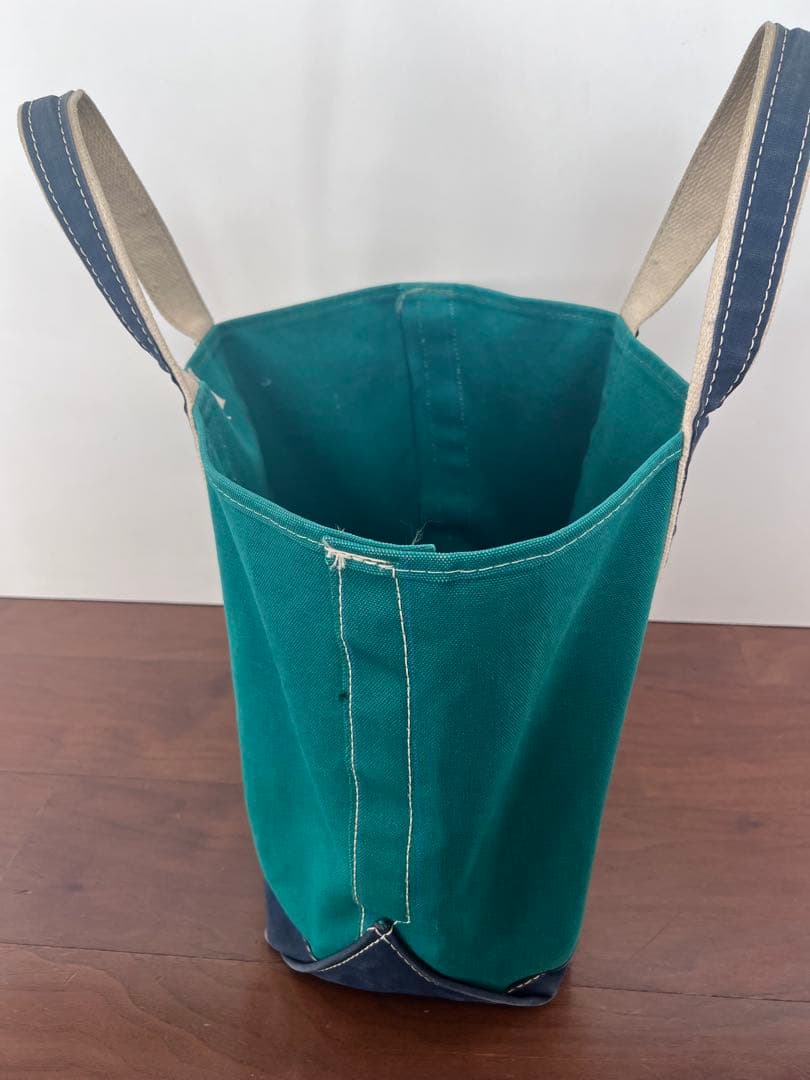 ぱ*ん様 L.L.BEAN GREEN×NAVY DELUXE TOTE