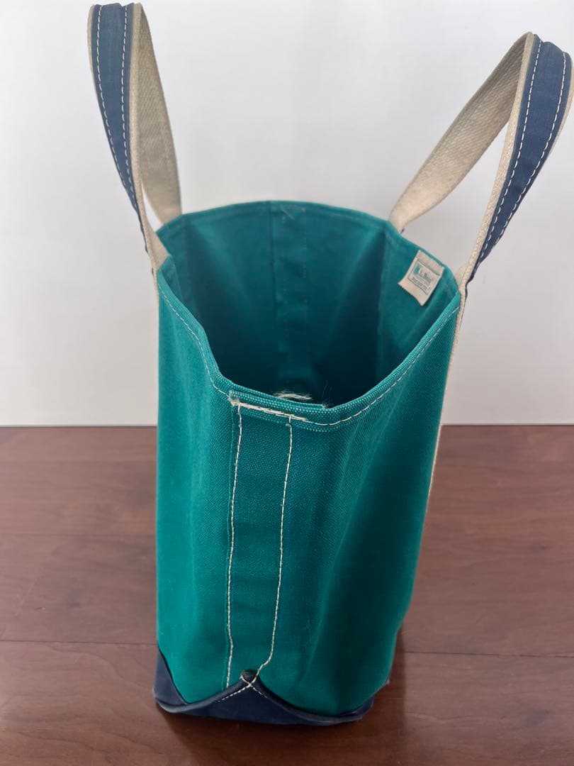 ぱ*ん様 L.L.BEAN GREEN×NAVY DELUXE TOTE