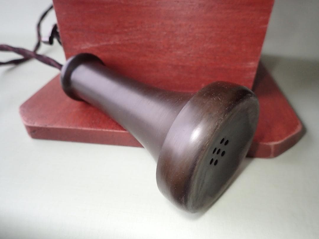 昭和レトロ デルビル磁石式壁掛電話機 ベル鳴ります アンティーク