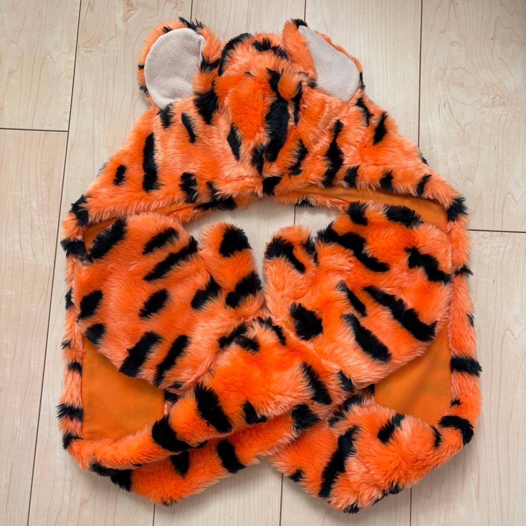 美品】ティガー マフラーキャップ ディズニー - メルカリ