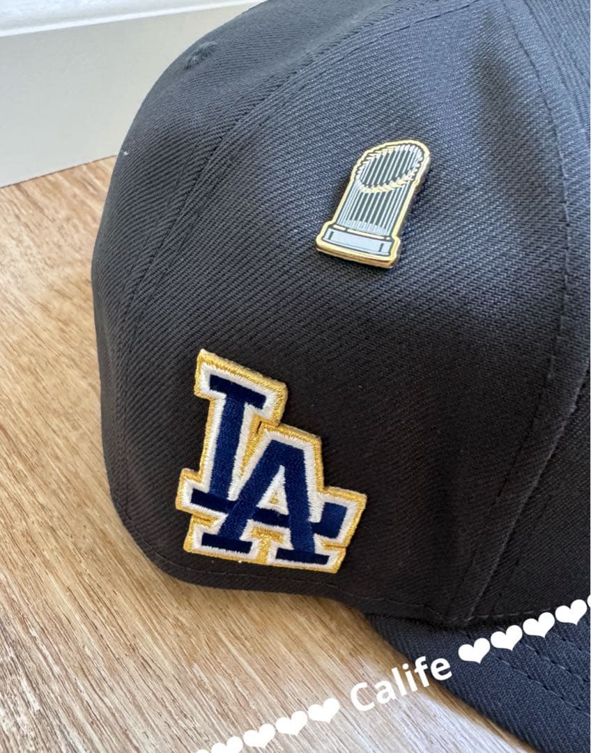 ドジャース 2025 ワールドチャンピオン パレード キャップ 選手着用