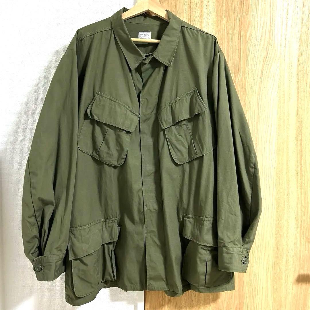 極美品】70s 米軍実物 ジャングルファティーグ 4th XL-R デッド級
