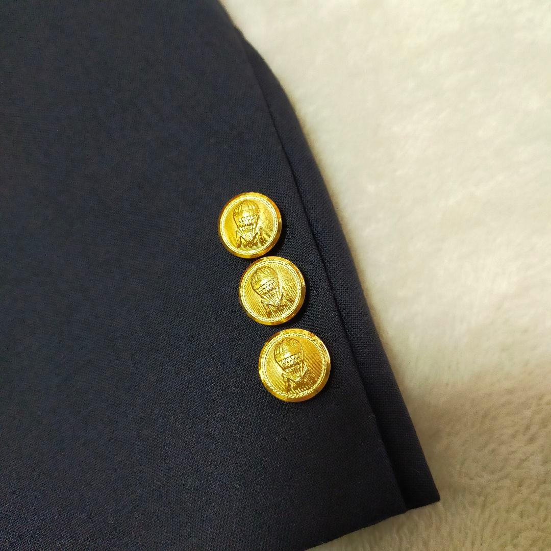 美品 五大陸 大きいサイズ ダブルブレスト紺ブレザー 金ボタン - メルカリ