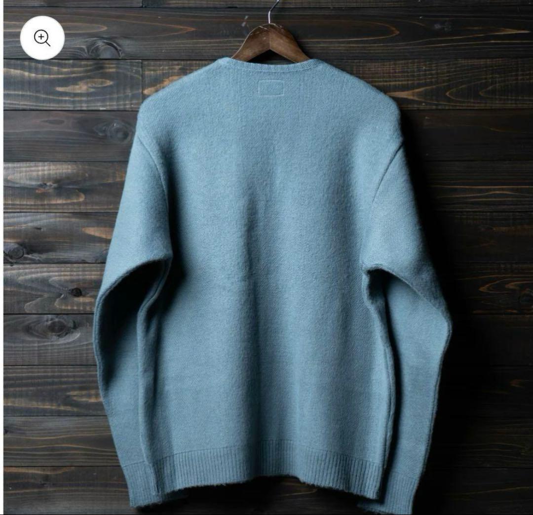 希少size M】モヘアカーディガン ブルーグレイ PABLO VINCI - メルカリ