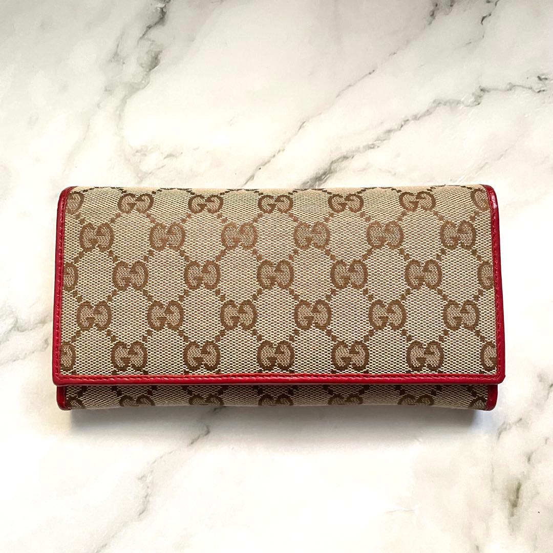 GUCCI グッチ　長財布　GG キャンバス　美品　2つ折り財布　0114-⑥ GUCCI（グッチ） 質屋出品【GUCCI】グッチ 長財布 GGスプリーム