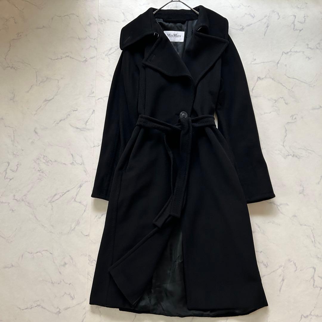 最高級白タグ マックスマーラ ロングコート カシミヤ混 ベルト 女優襟 楽天市場】マックスマーラ Max Mara コート 白タグ ロングコート